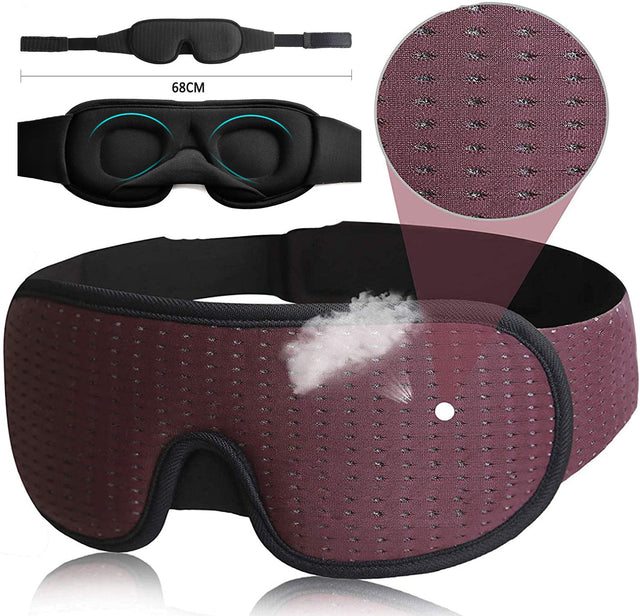 3D Sleep Mask · Design with cutouts