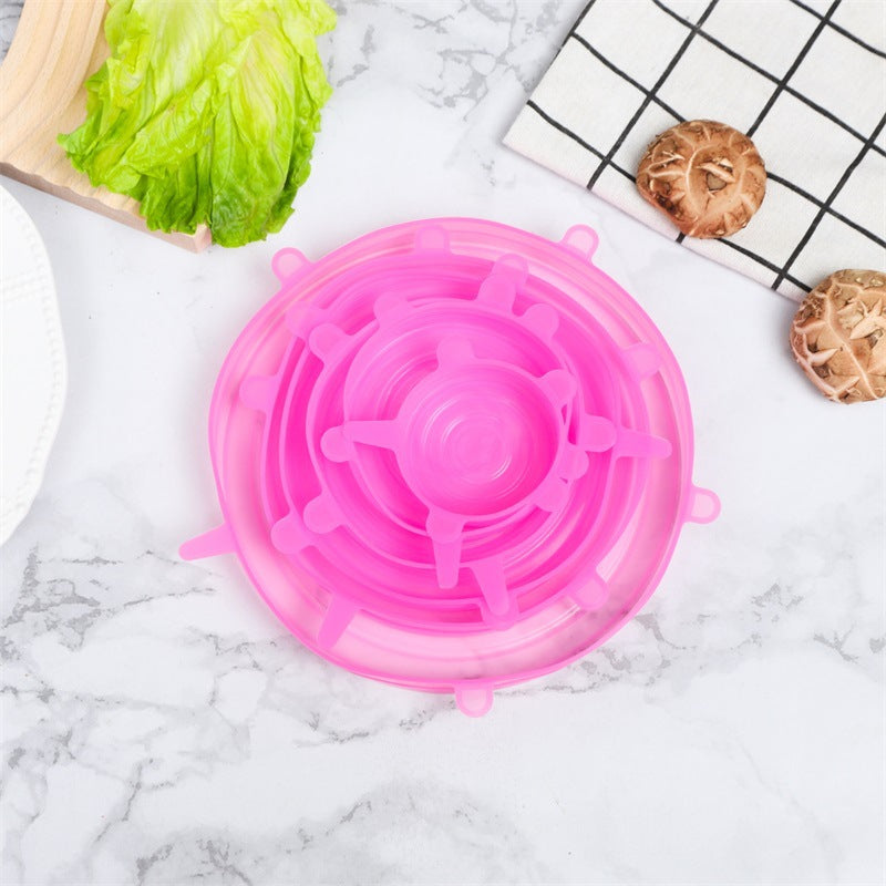 Imagen del producto: Tapas elásticas reutilizables de silicona