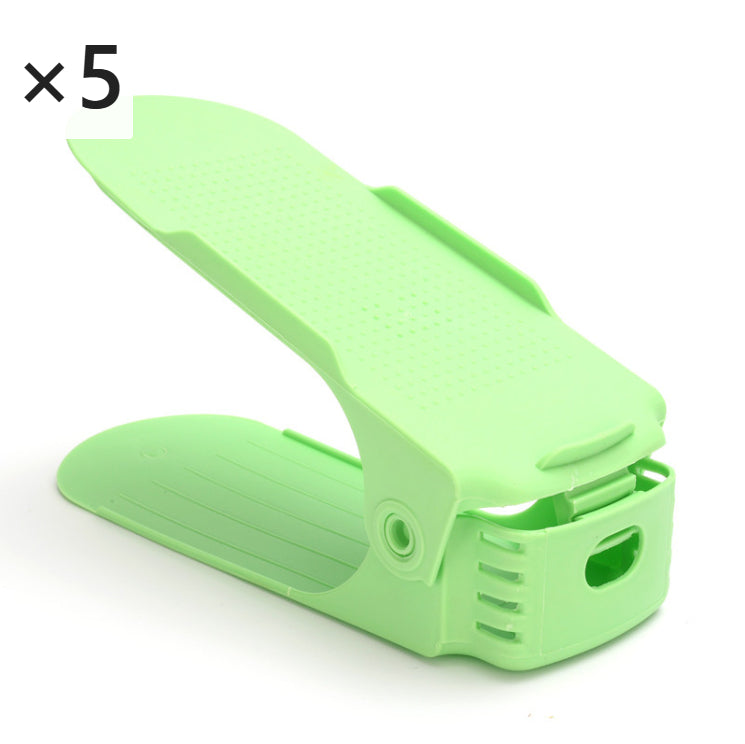 Imagen del producto: Zapatero apilable de plástico · Doble estante