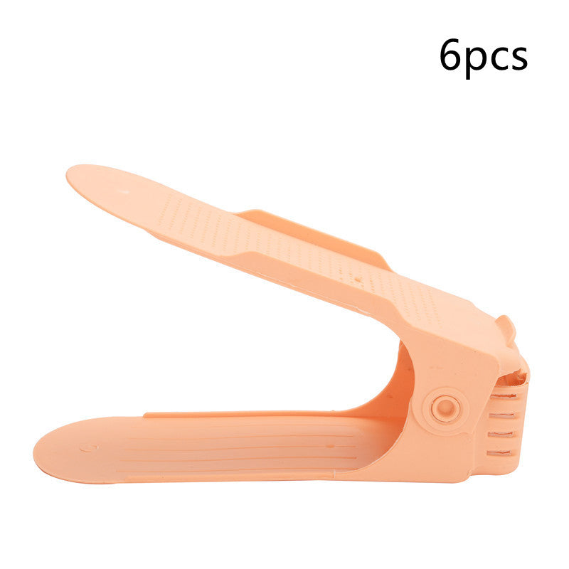 Imagen del producto: Zapatero apilable de plástico · Doble estante