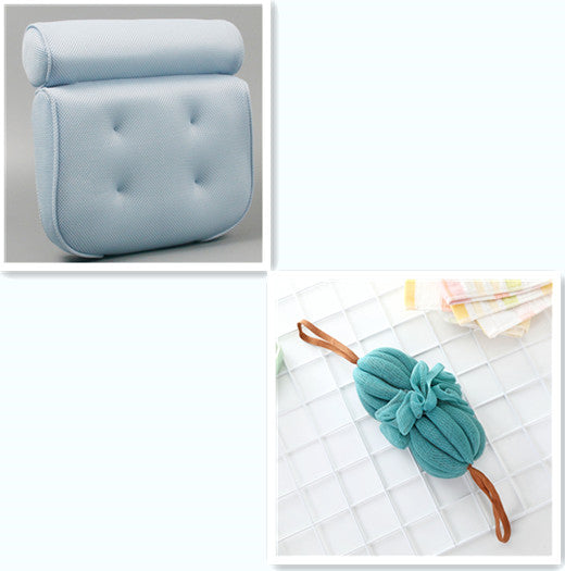 Imagen del producto: Almohada de spa para bañera con ventosas