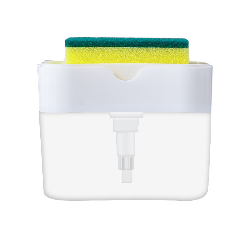 Imagen del producto: Dispensador de jabón con esponja 2 en 1