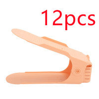 Imagen del producto: Zapatero apilable de plástico · Doble estante