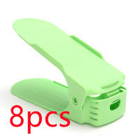 Imagen del producto: Zapatero apilable de plástico · Doble estante