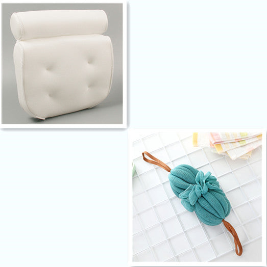 Imagen del producto: Almohada de spa para bañera con ventosas