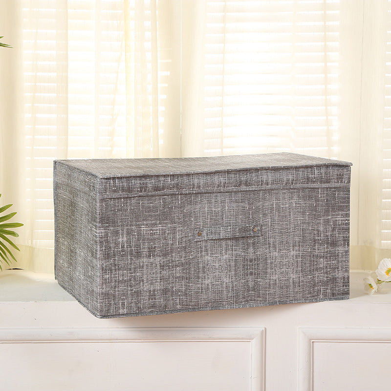 Caja de almacenaje plegable de tela · Organiza ropa y juguetes