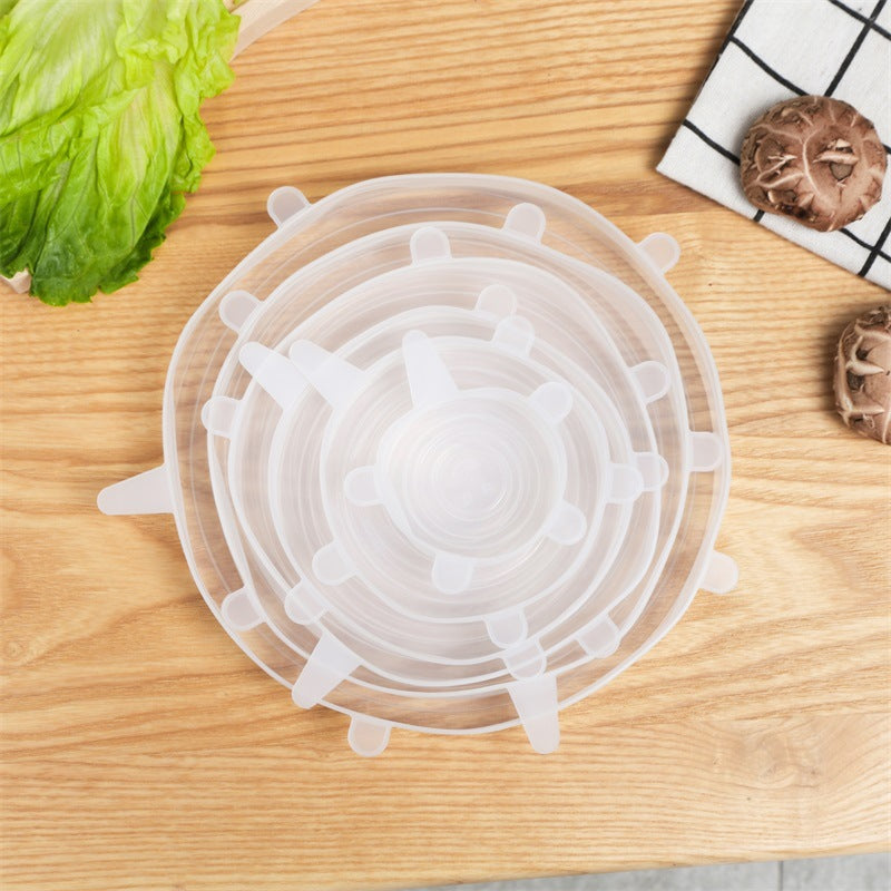 Imagen del producto: Tapas elásticas reutilizables de silicona
