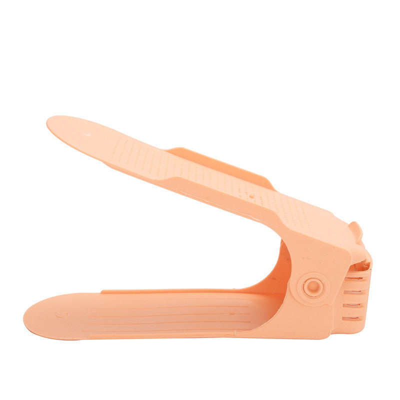 Imagen del producto: Zapatero apilable de plástico · Doble estante