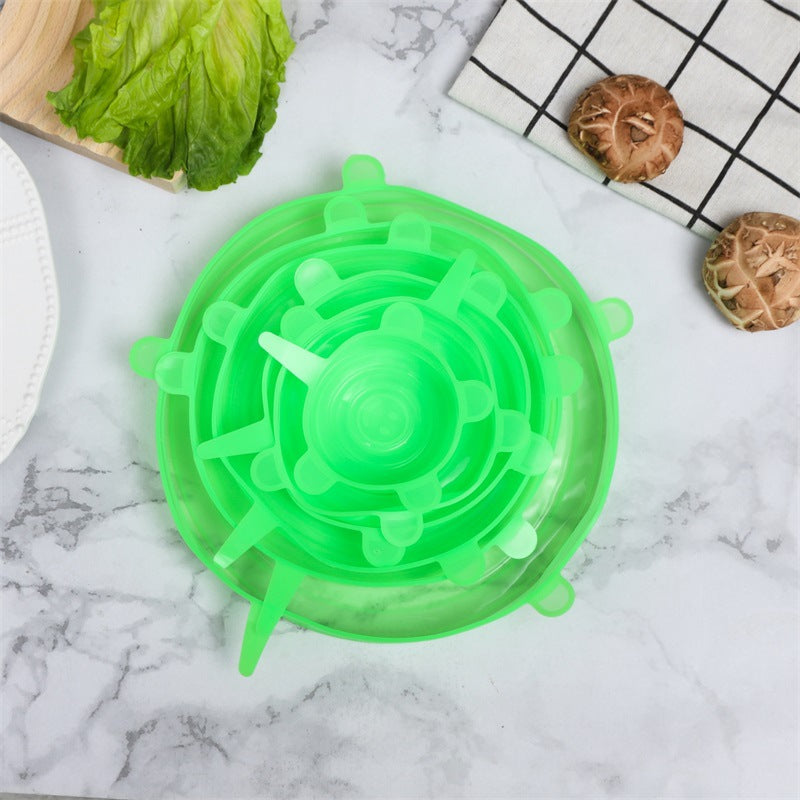 Imagen del producto: Tapas elásticas reutilizables de silicona