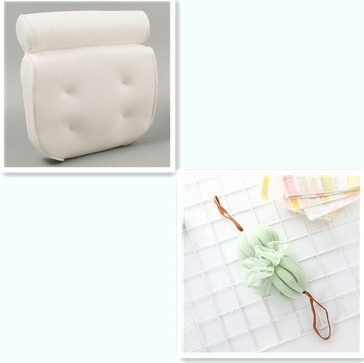 Imagen del producto: Almohada de spa para bañera con ventosas