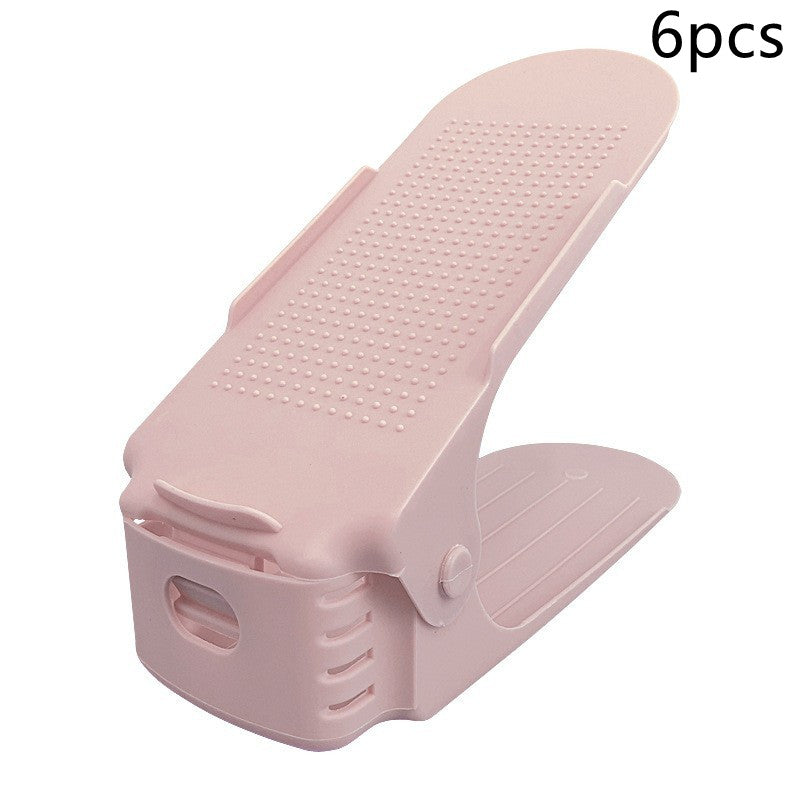 Imagen del producto: Zapatero apilable de plástico · Doble estante