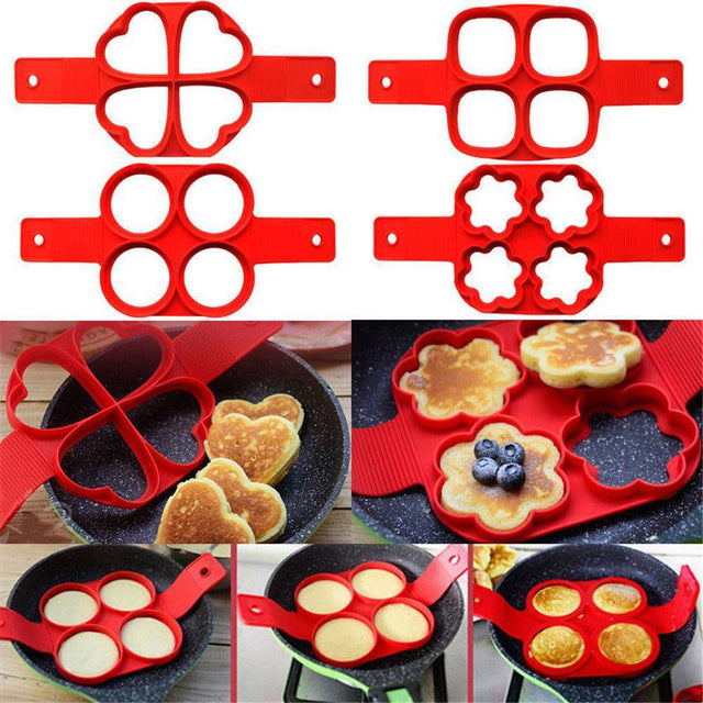 Silicone ring for eggs and pancakes