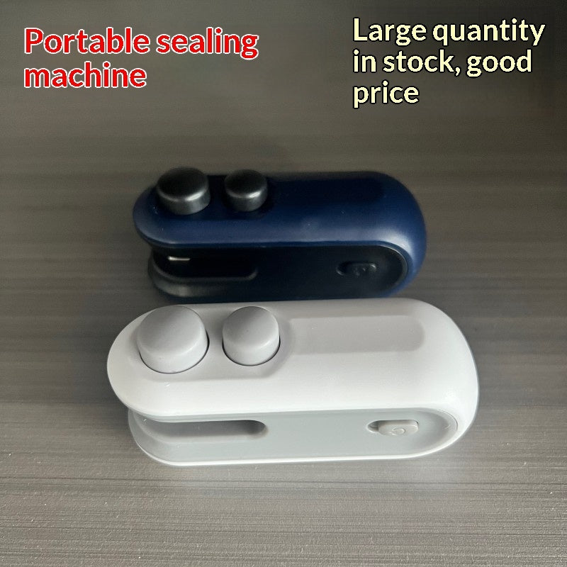 Imagen del producto: Mini sellador térmico de bolsas 2 en 1 · Recargable USB