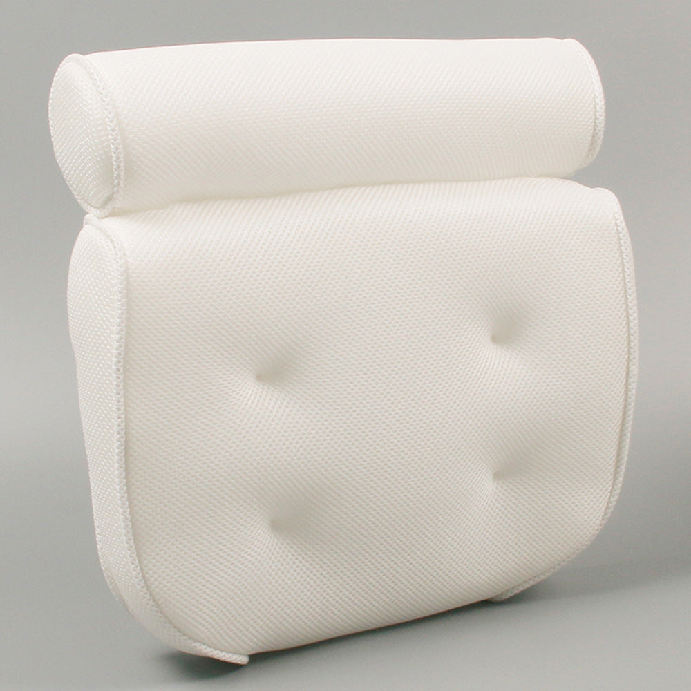 Almohada de spa para bañera con ventosas