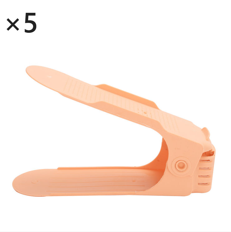 Imagen del producto: Zapatero apilable de plástico · Doble estante