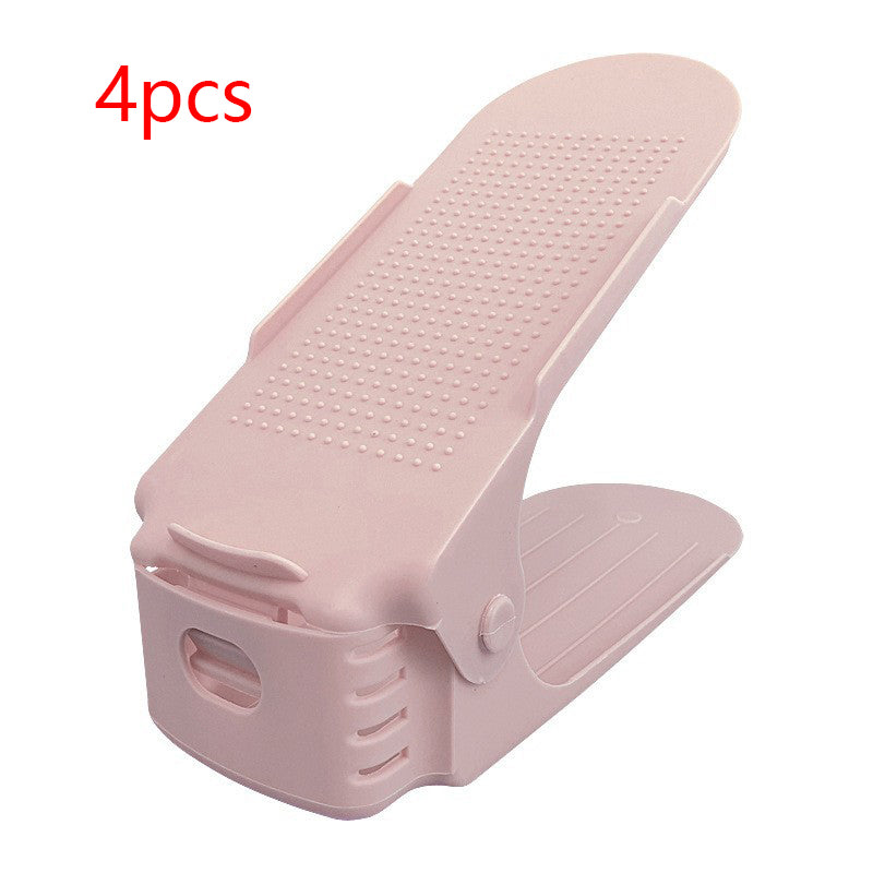 Imagen del producto: Zapatero apilable de plástico · Doble estante