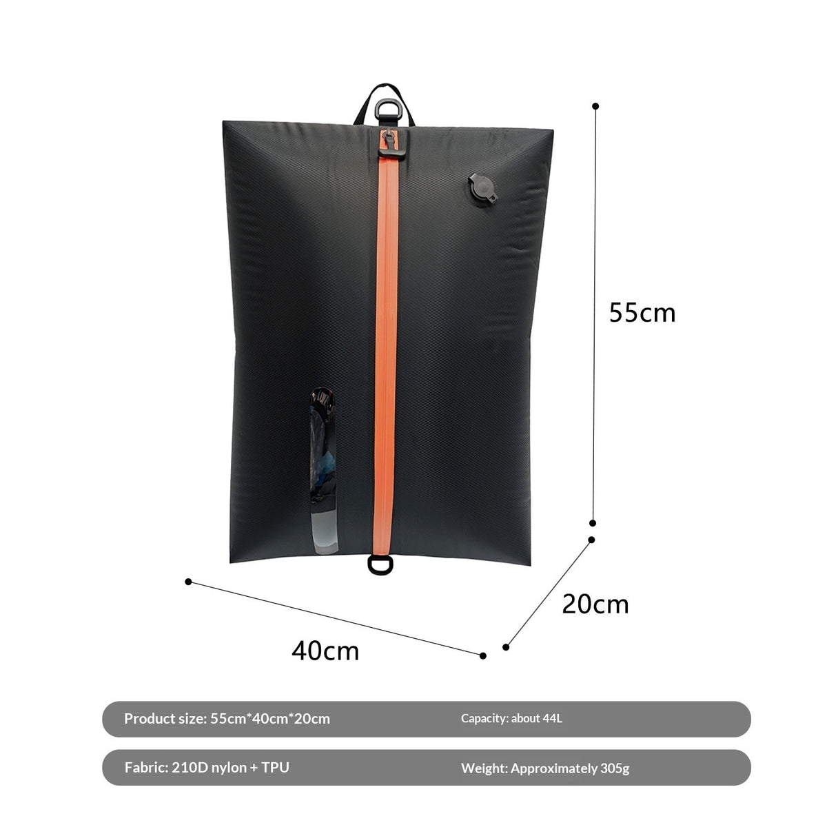 Imagen del producto: Bolsas de vacío reutilizables · Ahorra espacio