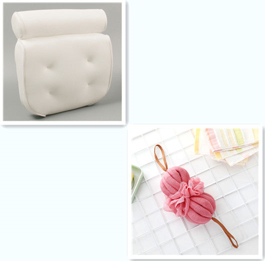Imagen del producto: Almohada de spa para bañera con ventosas