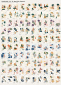 Vista previa del pack de 100 láminas de arte abstracto orgánico CasaClave
