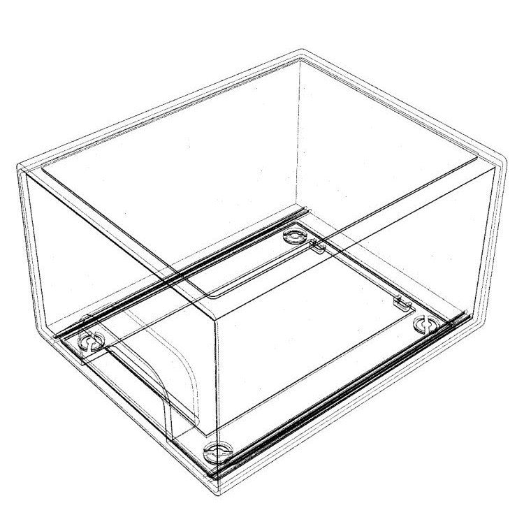 Imagen del producto: Cajones organizadores transparentes apilables · Acrílico