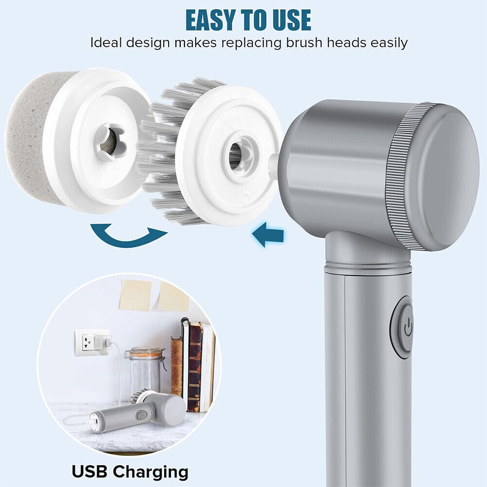 Imagen del producto: Cepillo eléctrico de limpieza con turbo · Recargable
