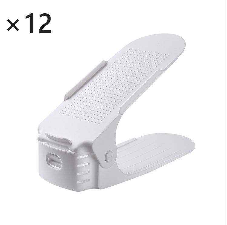 Imagen del producto: Zapatero apilable de plástico · Doble estante