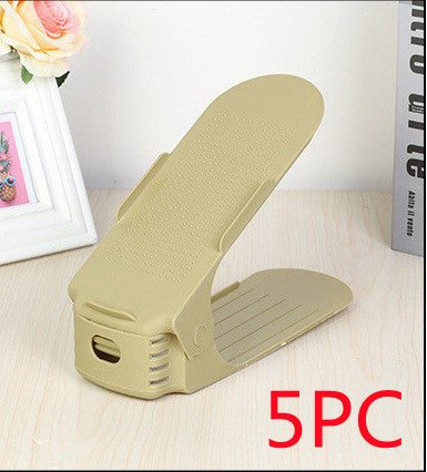 Imagen del producto: Zapatero apilable de plástico · Doble estante