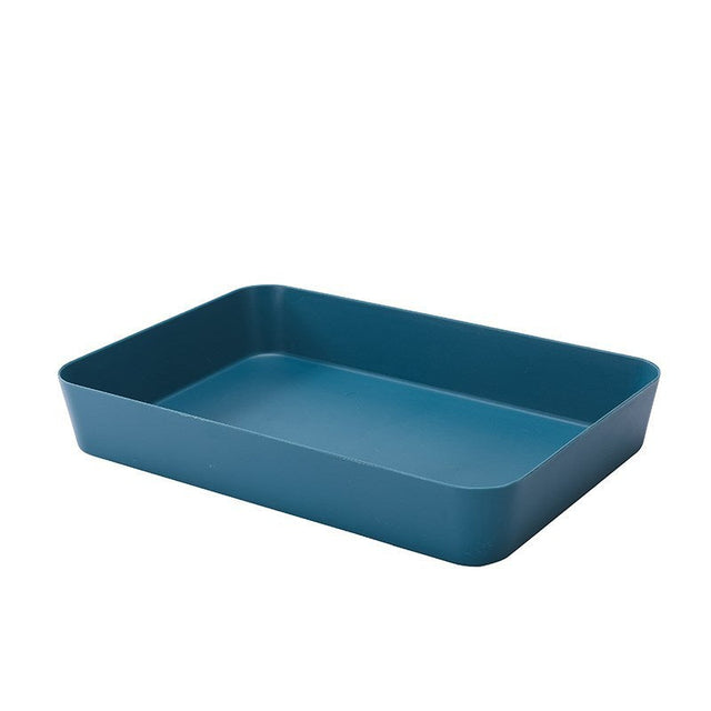 Cesta organizadora de cajón azul oscuro · L