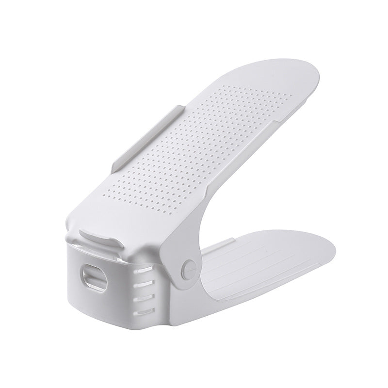 Imagen del producto: Zapatero apilable de plástico · Doble estante